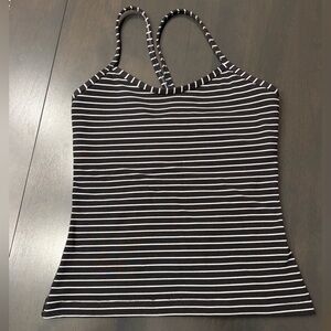Lululemon cropped Power Y tank top, size 4